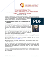 12 Practice Building Tips