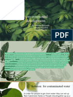 enviromental  development