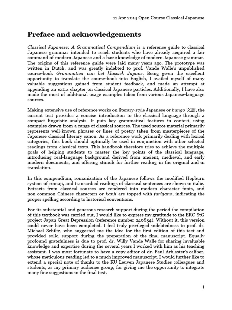 Opencourseware classical japanese gramma pdf word japanese language