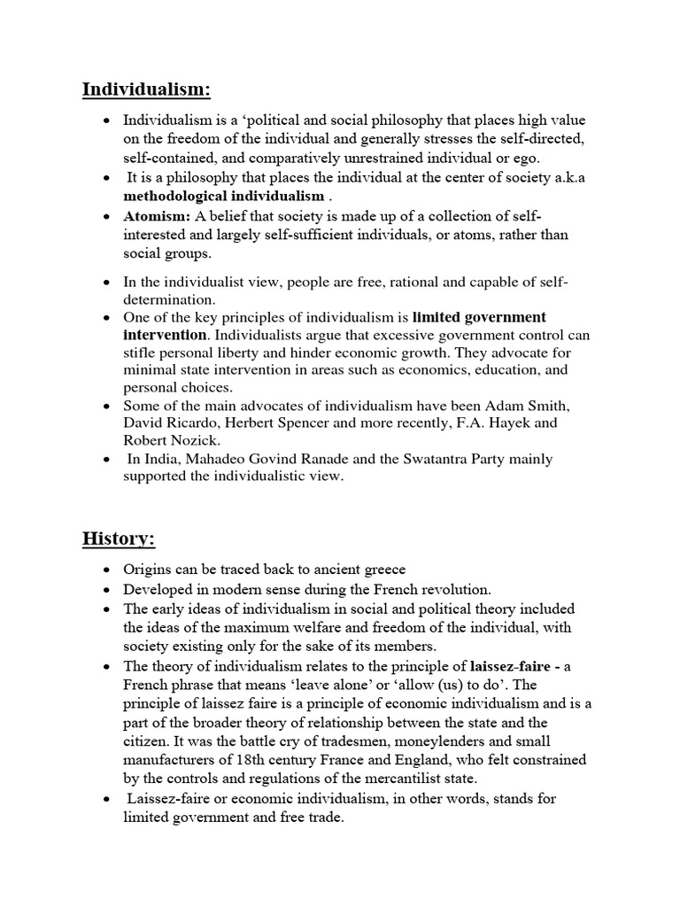 Methodological Individualism | PDF