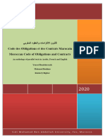 Moroccan Codeof Obligationsand Contractsin Arabic Frenchand English