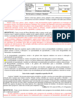 Revisão de Sociologia 1º Anos 3º Bim - Gabarito