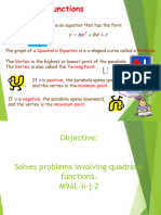 G9 Math Q1 - Week 9 - Solving Quadratic Function