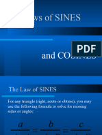 Sec4 Law of Sines & Cosines