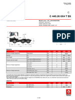 C 440.26 6X4 T E6: Generic Spec Sheet