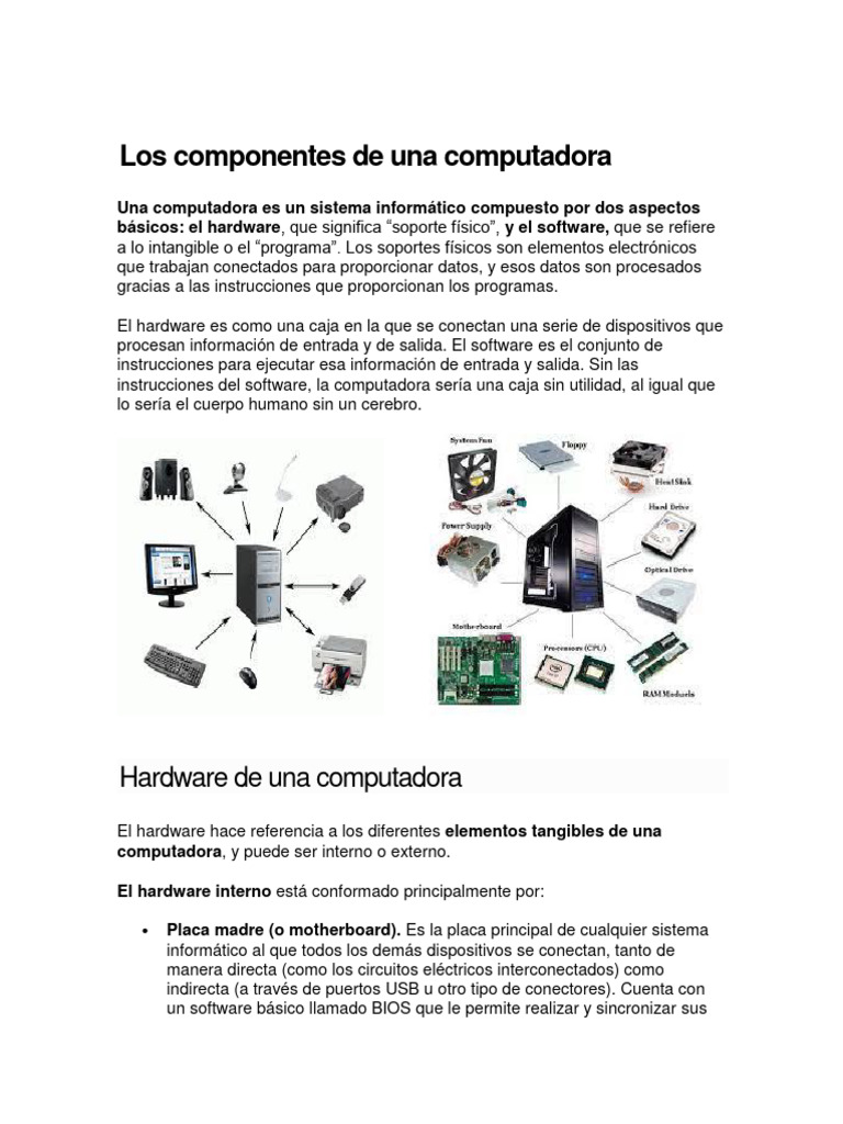 INFORMATICA PARA LA ADMINISTRACION Y GESTION_WINDOWS | PDF | Hardware ...
