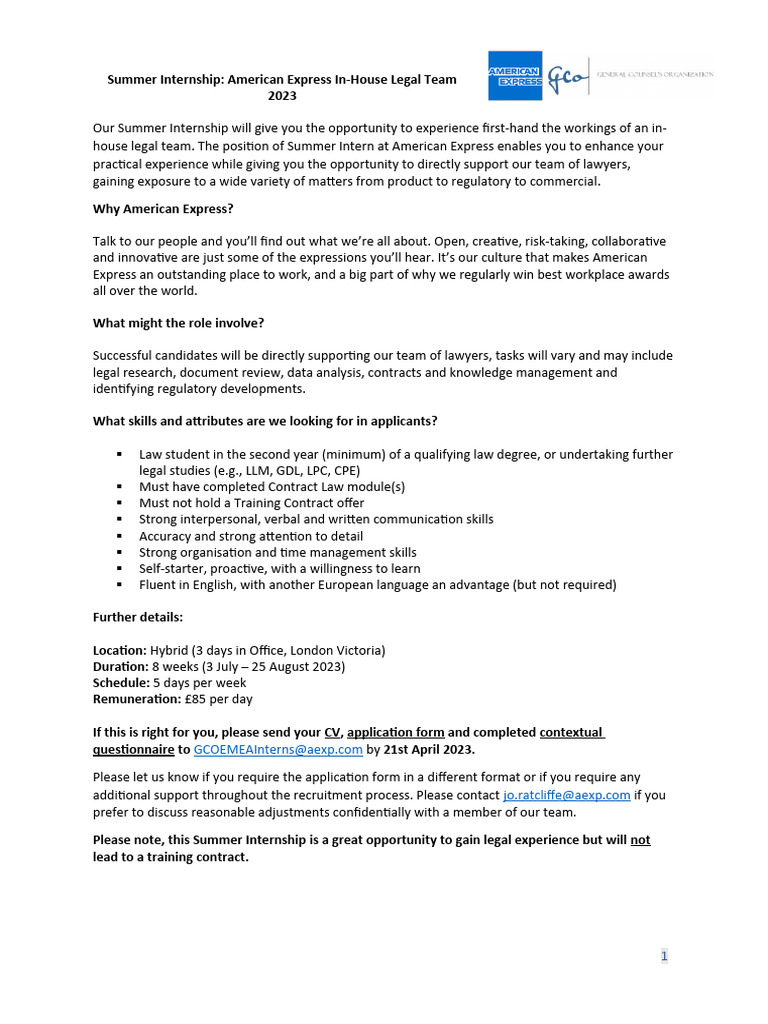 American Express Summer Internship 2023 Nakul Gupta PDF