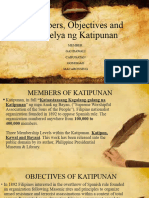 MembersObjectives and Kartelya NG Katipunan