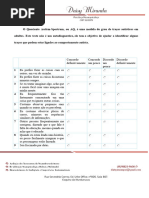 Interpretação do Questionário CAT-Q | PDF | Espectro do autismo | Ansiedade