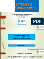 Cours Strategie de Communication Ensup l3 Mai2023