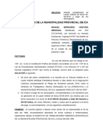 Solicita Pago de Beneficios Generados Por Laudo - Manuel Ventura Mendoza - Municipalidad Provincial de Ica - 29-05-2023 (1)