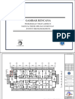 GBR Rencana Toilet LT.4 Labtek 9C