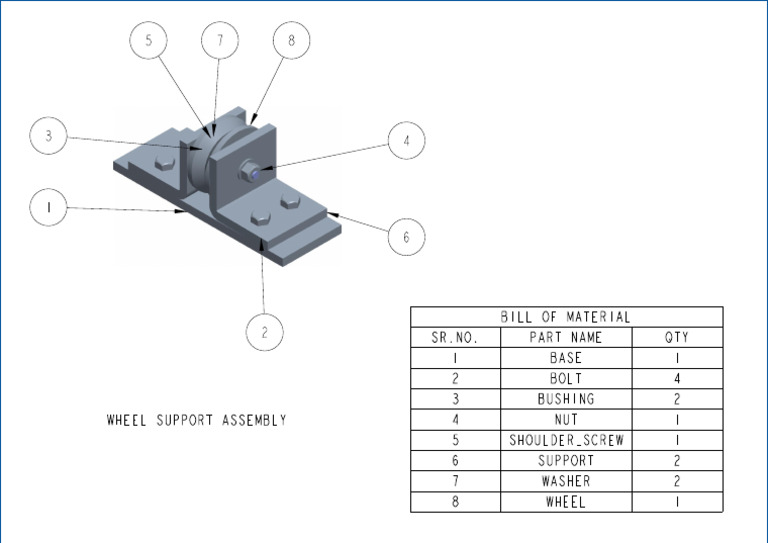 Wheel Support Assembly PDF