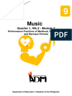 Music9 - q1 - Mod2 - Performance Practices of Medieval, Renaissance and Baroque Periods - v3