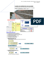 Memoria de Calculo de Gaviones en CD Intcomex Lurin