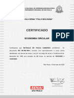 Cópia de Certificado Curso Ead Senai