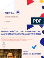 INFORME Analisis Historico Del Ausentismo en Elecciones Presidenciales