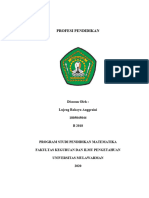 Profesi Pendidikan: Disusun Oleh: Lujeng Rahayu Anggraini 1805045044 B 2018