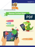 Picaro Games Content Map