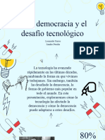 La Democracia y El Desafío Tecnológico