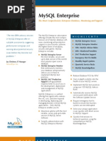 Mysql Enterprise Datasheet