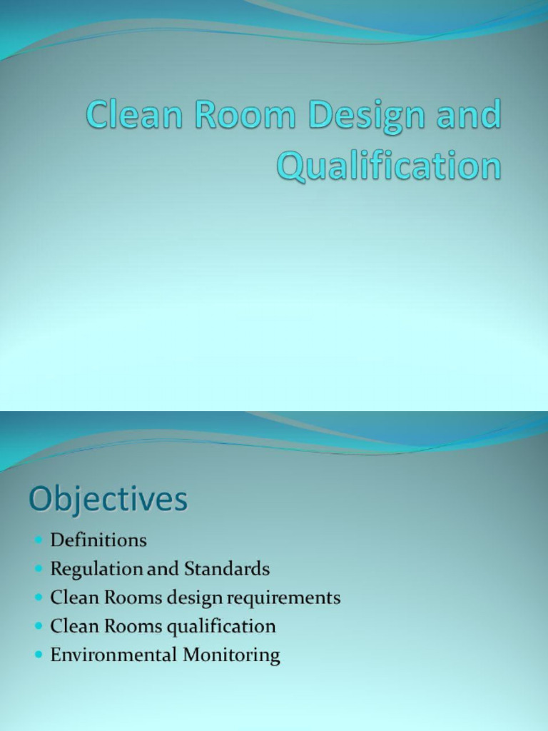 Clean Room Design and Qualification PDF