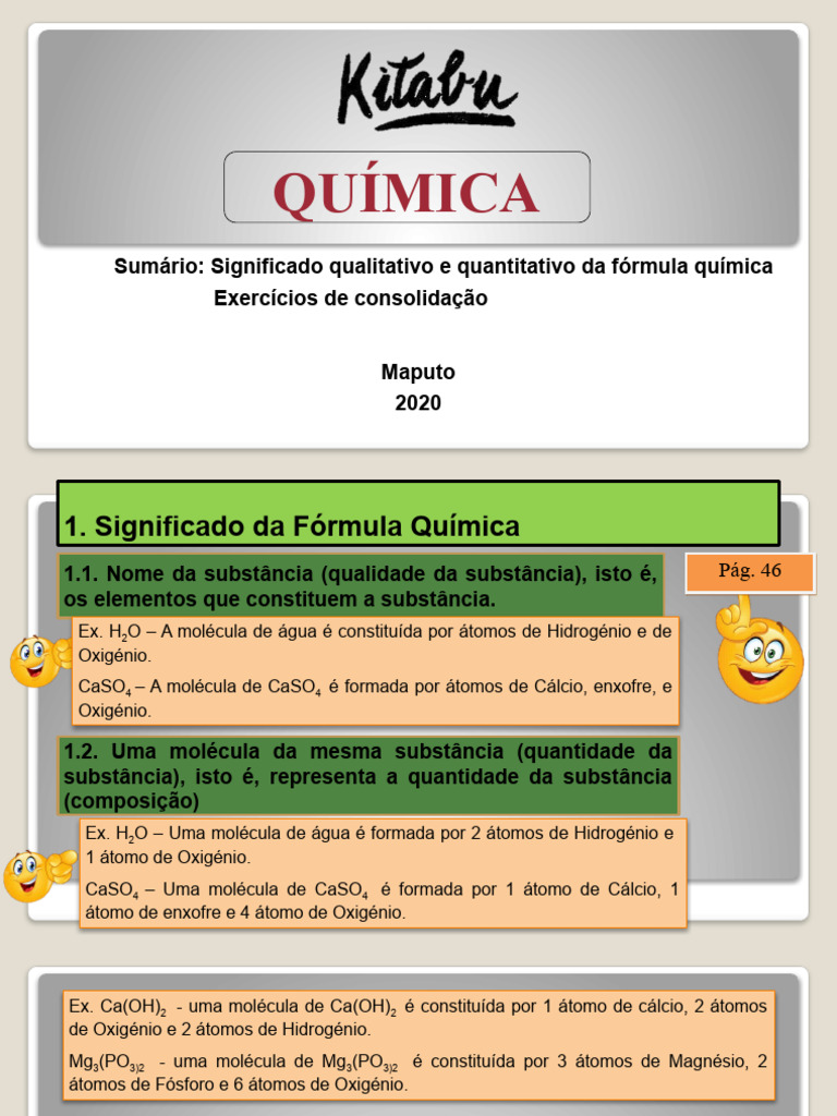 Significado Qualitativo e Quantitativo da Química | PDF