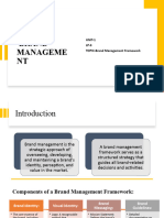 LP3. Brand Management Framework