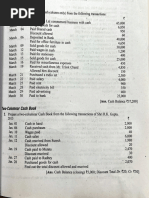 Cash Book Practice Ques