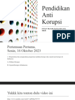 Pendidikan Anti Korupsi - 1