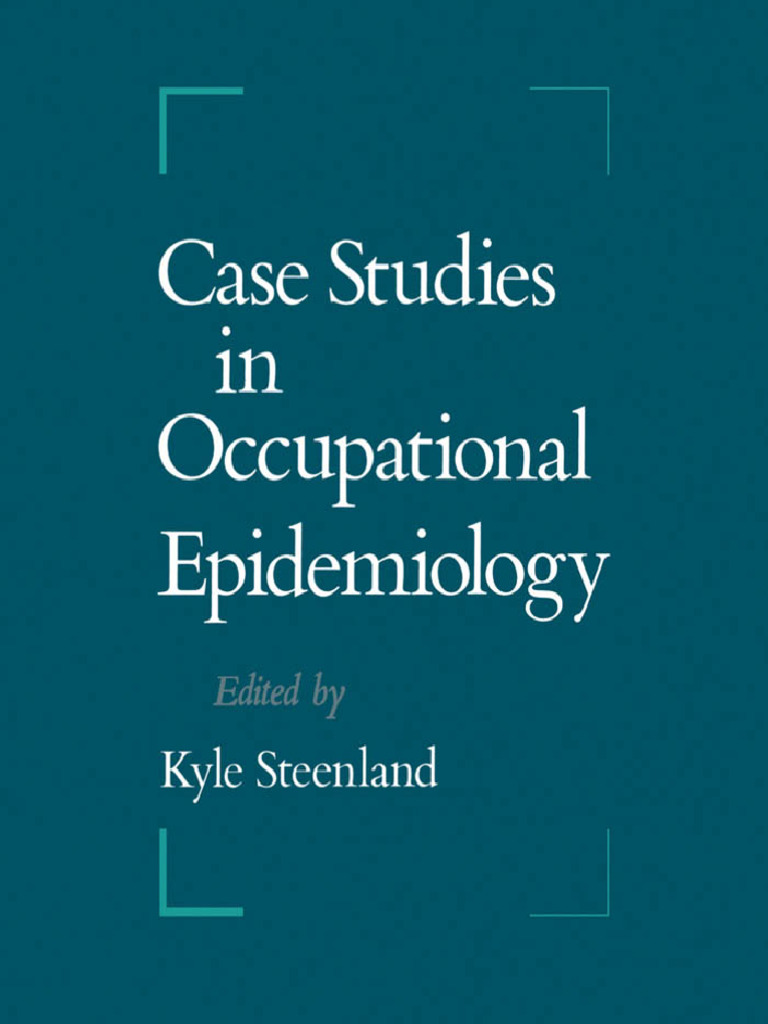 Case Studies in Occupational Epidemiology 230913 012907 PDF