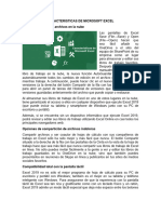 CARACTERISTICAS DE MICROSOFT EXCEL