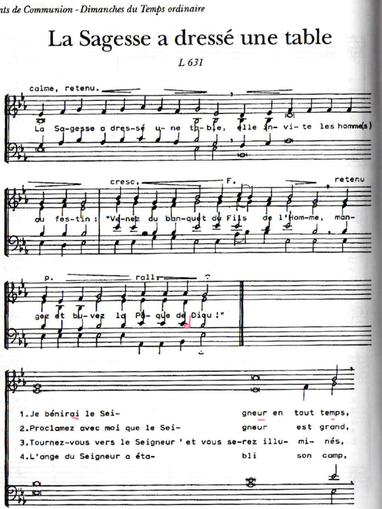 La Sagesse A Dressé Une Table Gouzes PDF