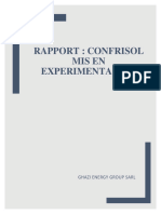 Rapport (Confrisol Mis en Expérimentation)