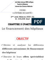 1) CHAP 6 (Partie 1) - Le Financement Des Hôpitaux