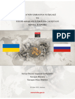 TÜBA-Rusya’Nın Ukrayna’Yı İşgali Ve Uluslararası İlişkiler Çalıştayı Sonuç Raporu