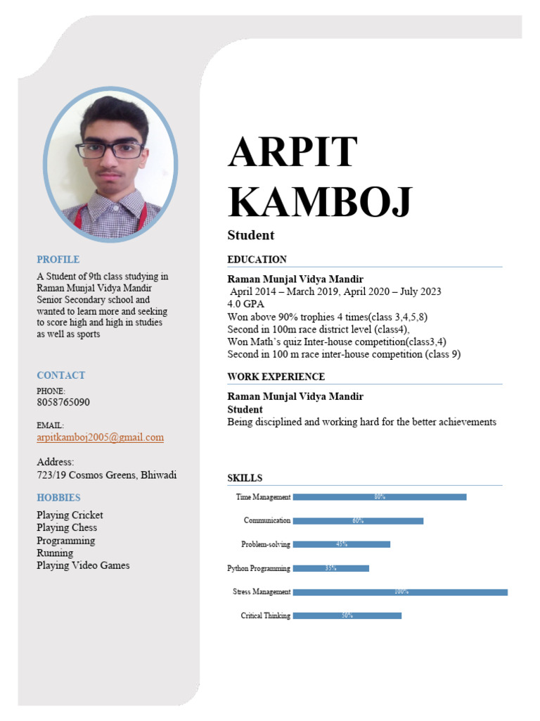 Arpit Resume | PDF