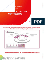 Boletín No. 13 - 2020 Política de Gestión y Desempeño MIPG - Planeación Institucional