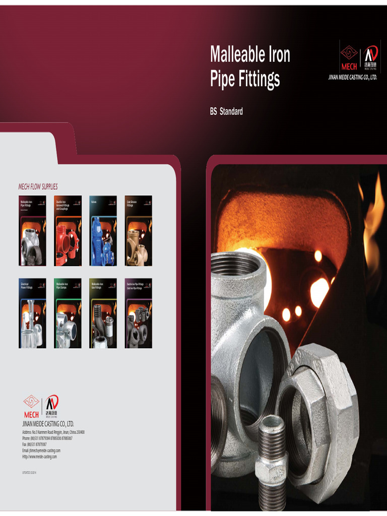 Ficha Tecnica de Accesorios Roscados F.G. Mech | PDF