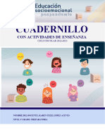 Cuaderno Emociones