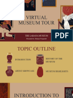 Colorful Vintage Illustrative Virtual Museum Presentation