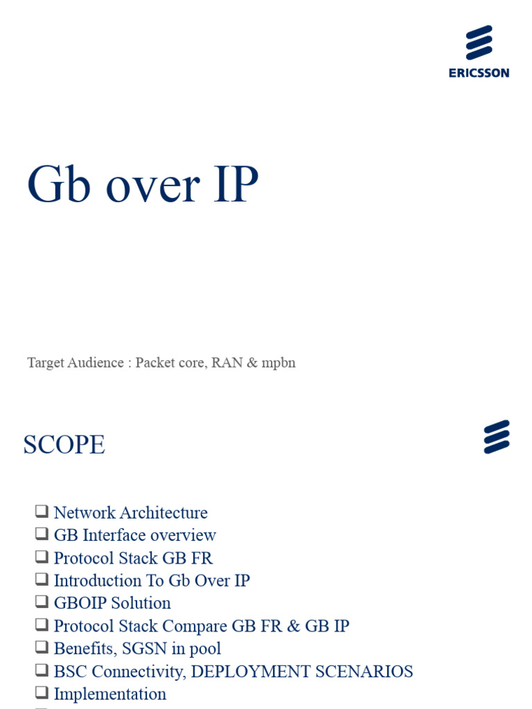 GB Over IP | PDF