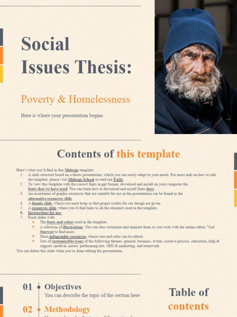 poverty and homelessness thesis statement