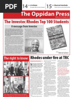 Download The Oppidan Press Edition 10 2011 The Investec Rhodes Top 100 Special Edition by The Oppidan Press SN67848360 doc pdf