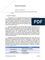 Module 4 Forecasting Future Demand