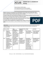 Focus3 2E Review Test 4 Units1 8 Writing ANSWERS