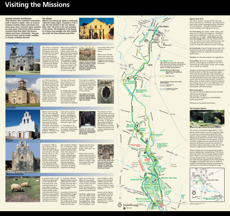 San Antonio Missions Planner Map | PDF