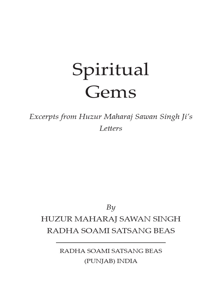 Spiritual Gems | PDF