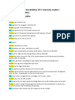 Läs - Och Skrivtest Introduktion SFI C Intensiva Studier I Svenska, SIFA P1 2021