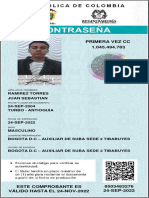 Contraseña Registraduria Colombiana Editable